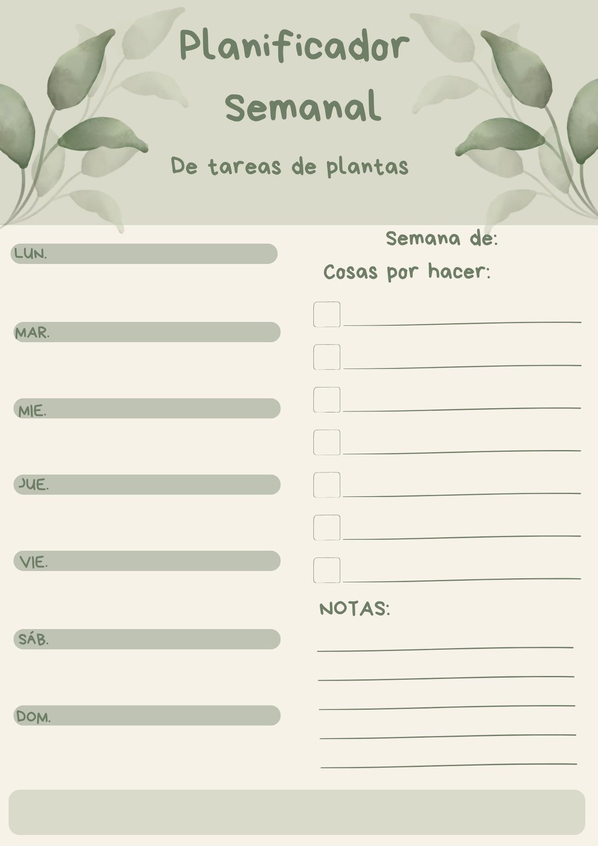 Planificador Semanal